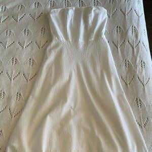 American Eagle White Strapless Dress size 4